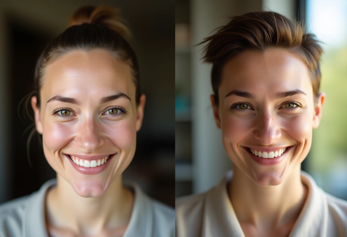 coupe de cheveux visage rond