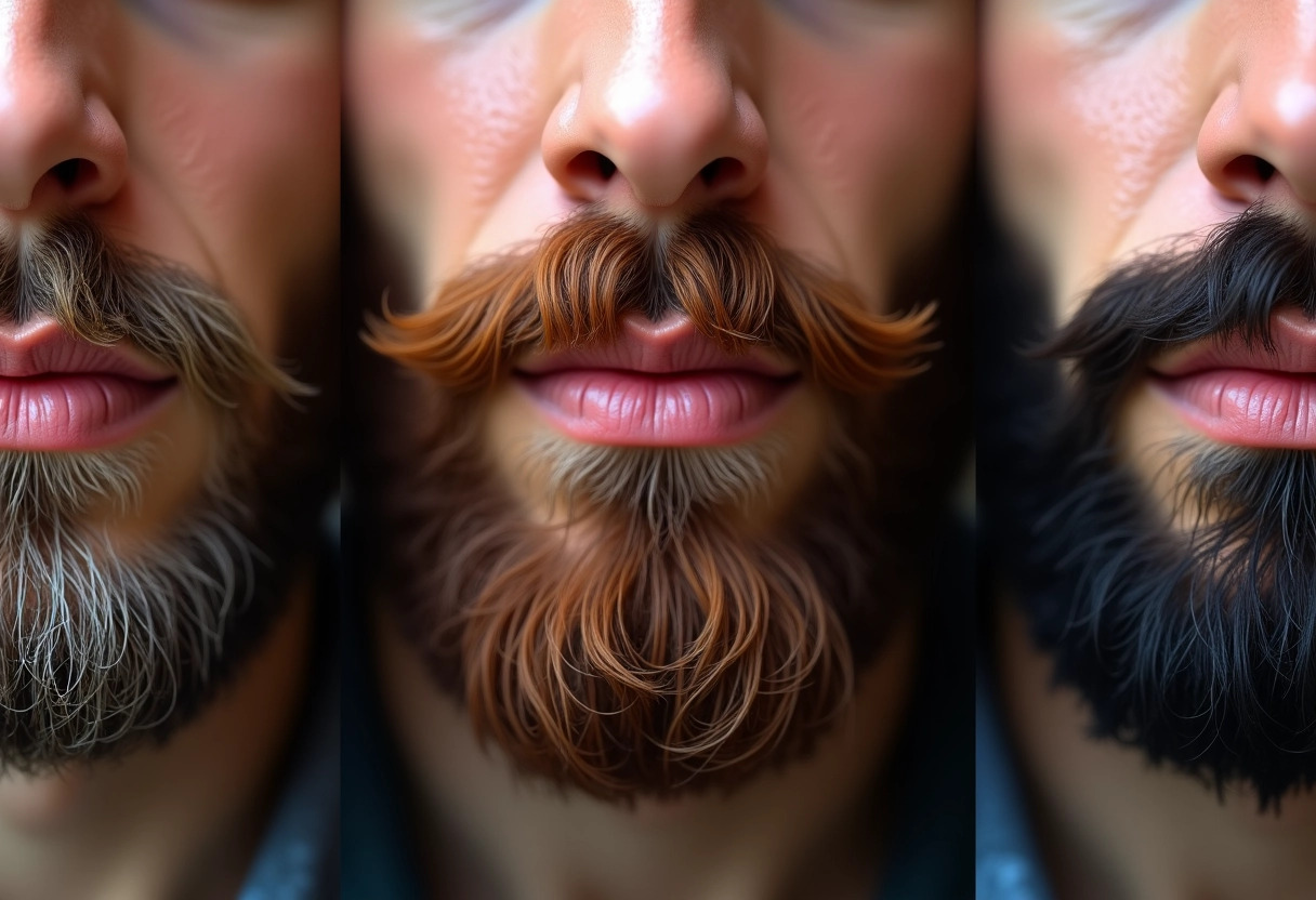 barbe coloration